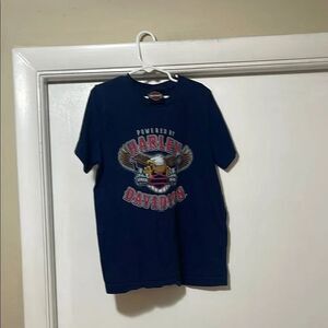 Harley-Davidson Kids Dark Blue Graphic Tee size medium